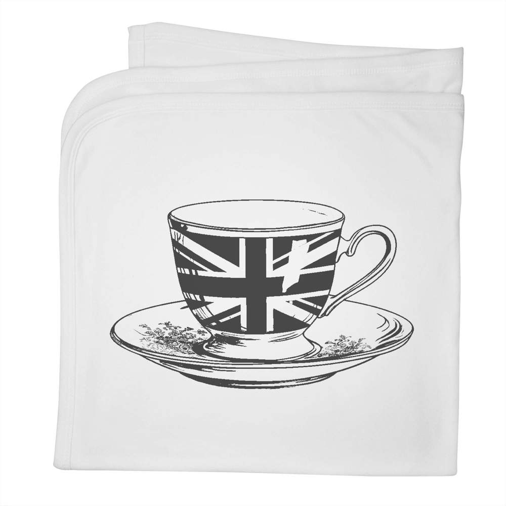 'Teacup' Cotton Baby Blanket / Shawl (BY00032061)