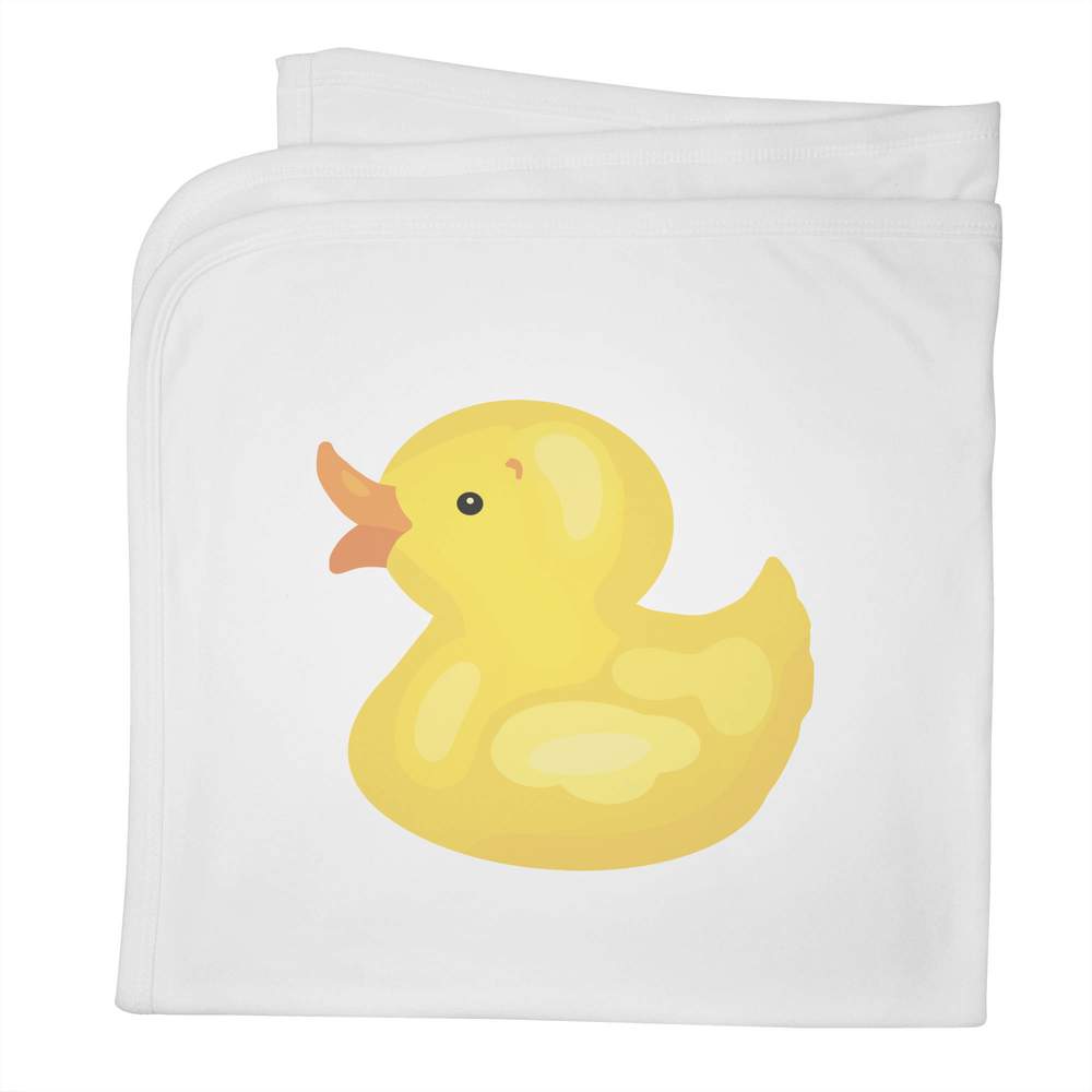 'Bath Toy Duck' Cotton Baby Blanket / Shawl (BY00036751)