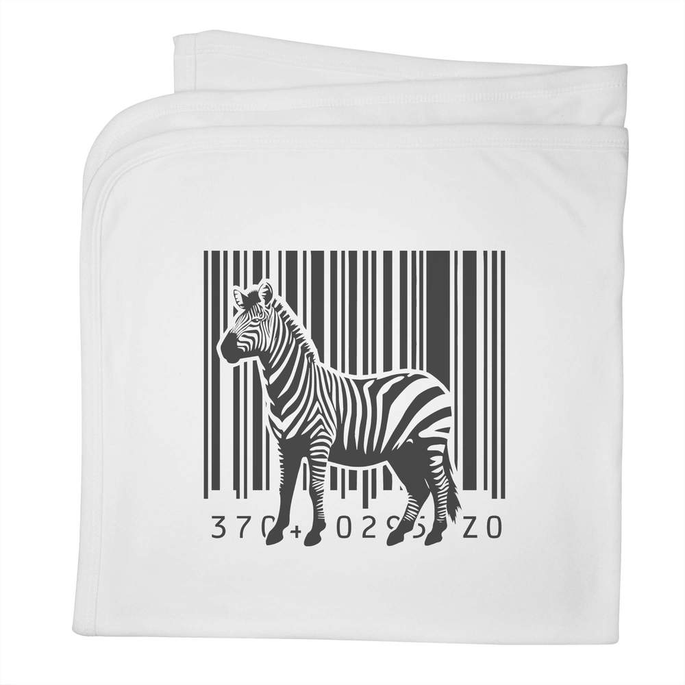 'Barcode Zebra Stripes' Cotton Baby Blanket / Shawl (BY00036905)