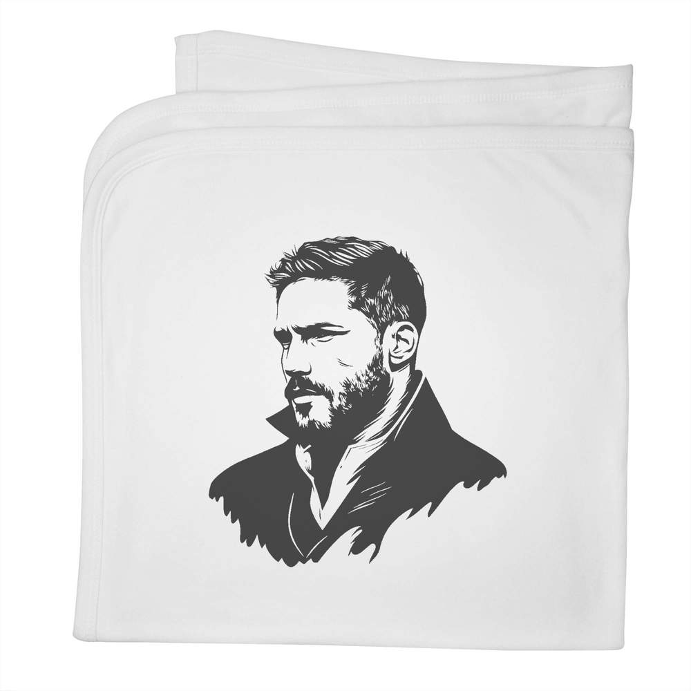 'Masculine Man' Cotton Baby Blanket / Shawl (BY00037517)