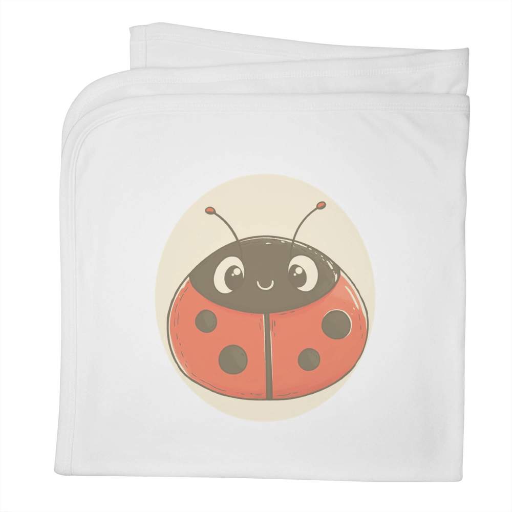 'Cute Ladybug' Cotton Baby Blanket / Shawl (BY00037855)