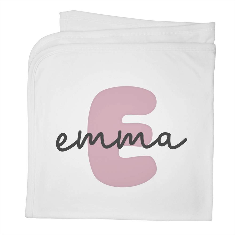 'Emma Name' Cotton Baby Blanket / Shawl (BY00040998)