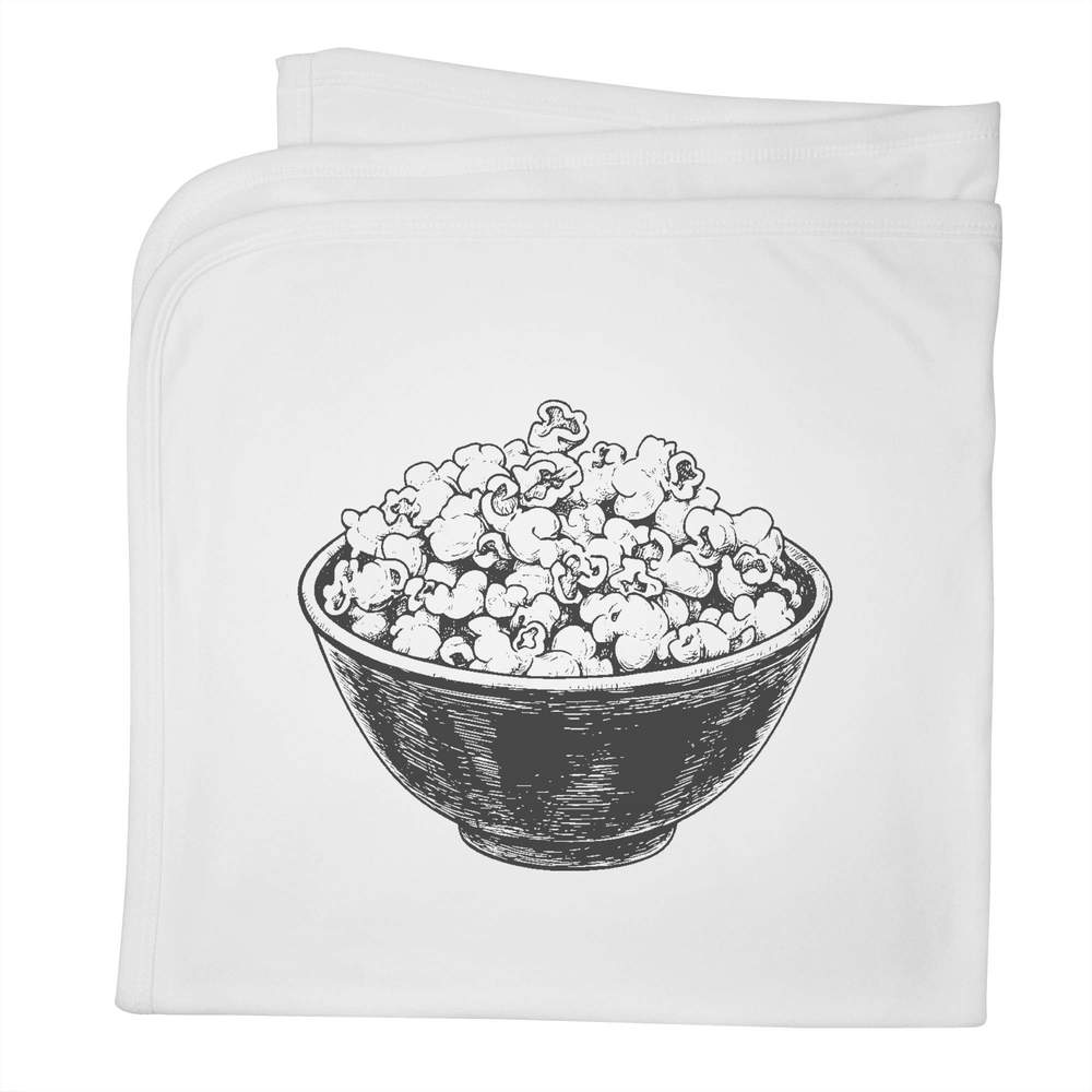 'Bowl of Popcorn' Cotton Baby Blanket / Shawl (BY00041932)