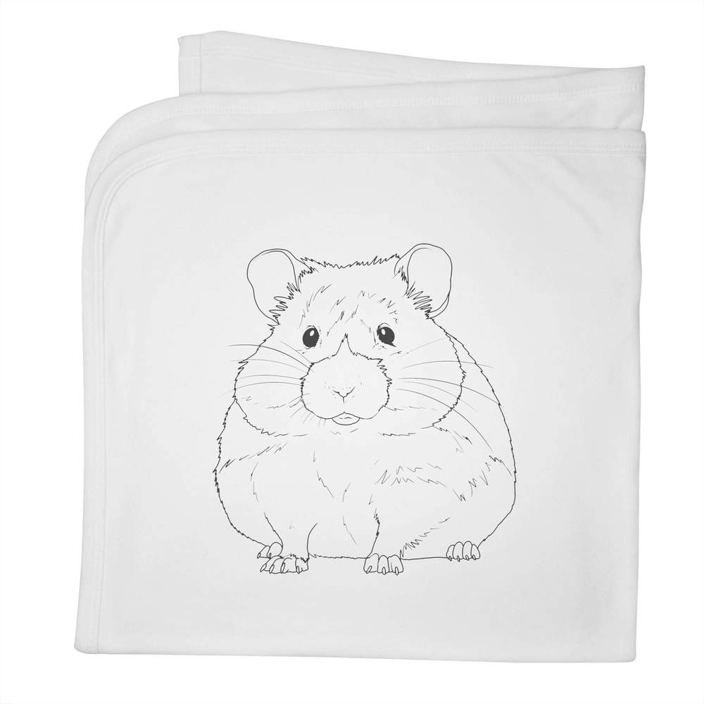 'Chubby Hamster' Cotton Baby Blanket / Shawl (BY00042366)