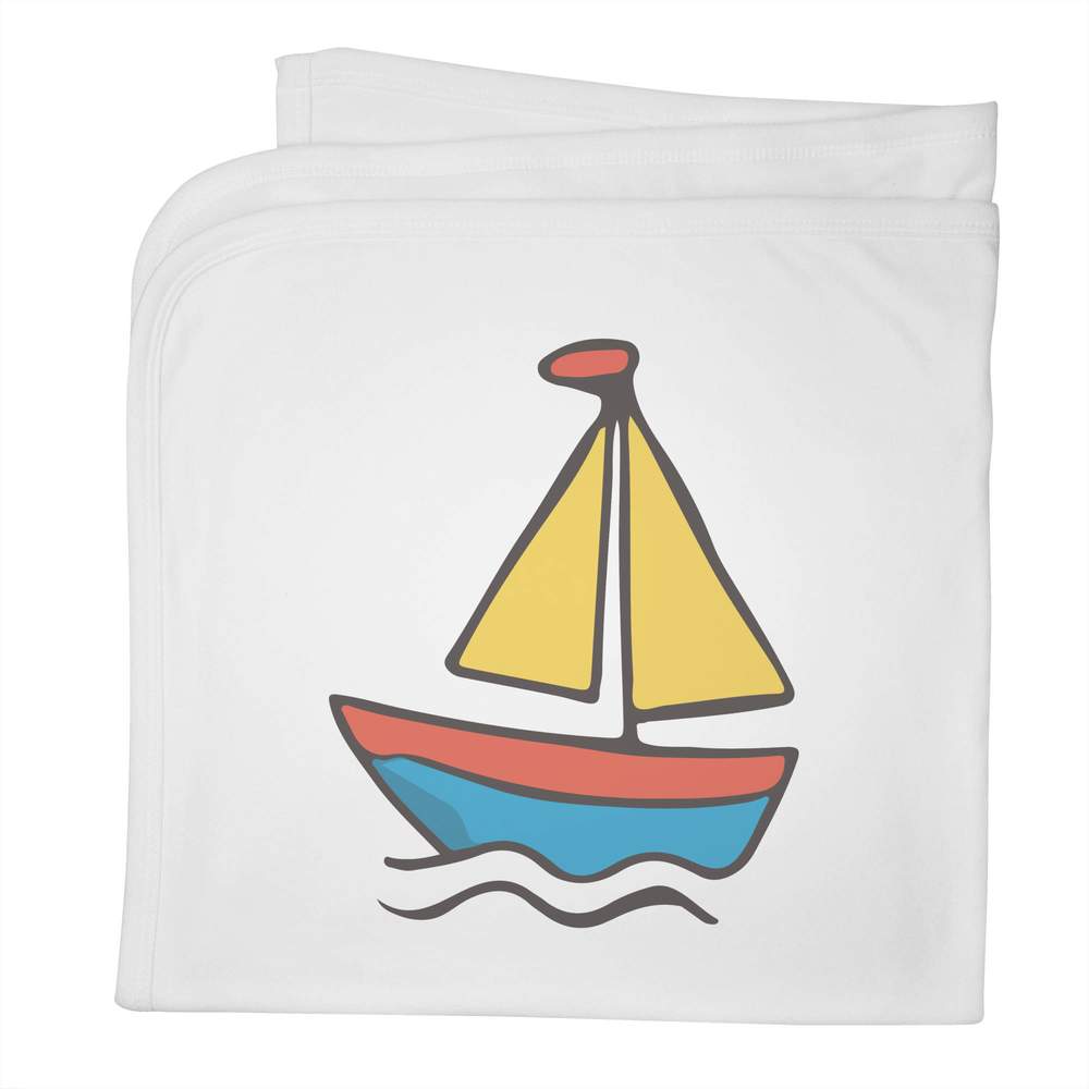 'Sail Boat Toy' Cotton Baby Blanket / Shawl (BY00042655)
