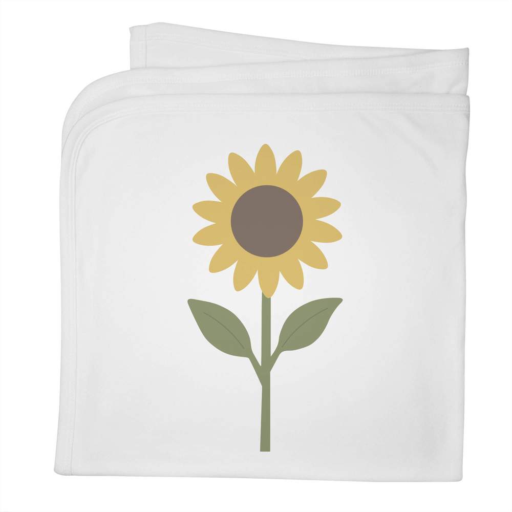'Sunflower' Cotton Baby Blanket / Shawl (BY00042682)