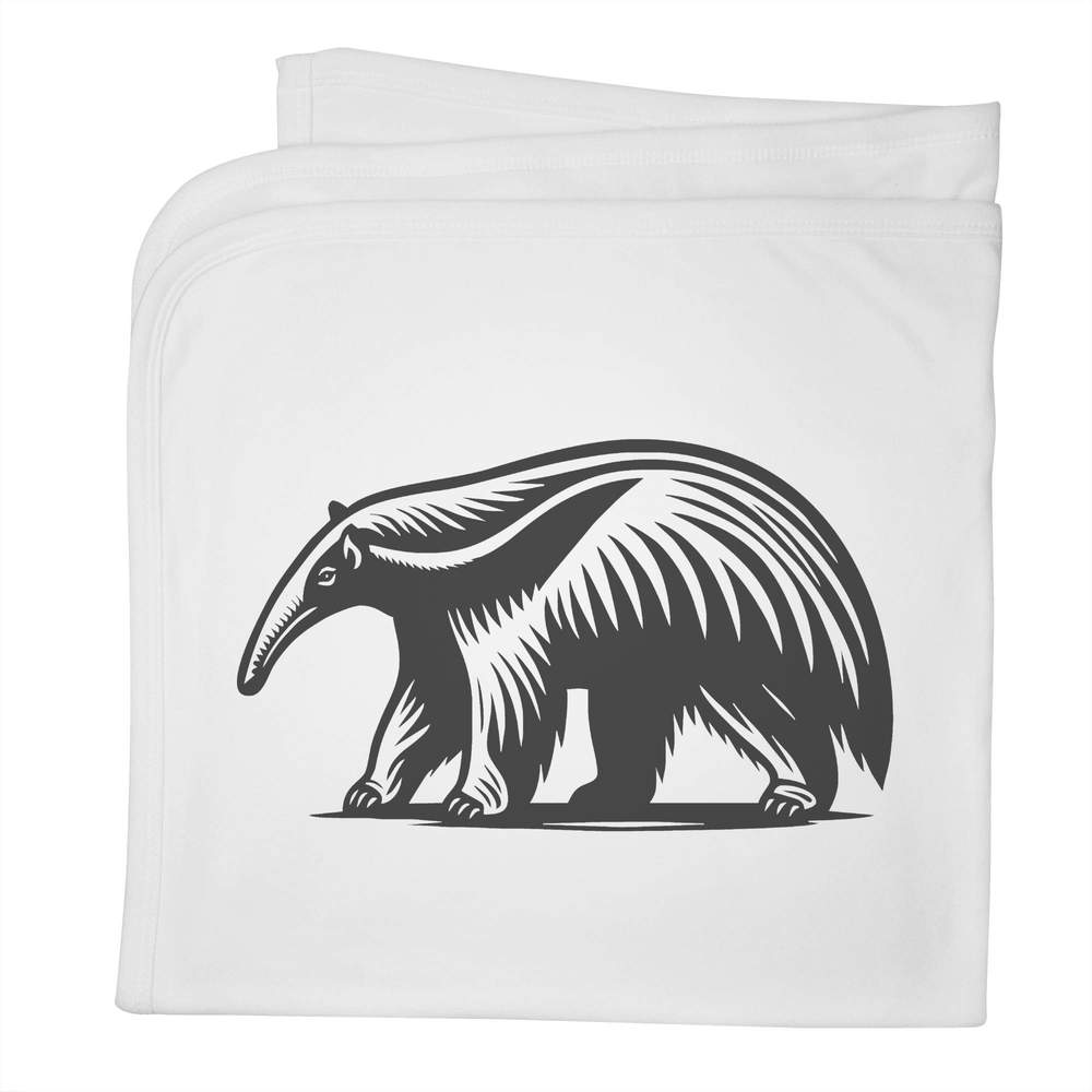 'Anteater Walking' Cotton Baby Blanket / Shawl (BY00043765)