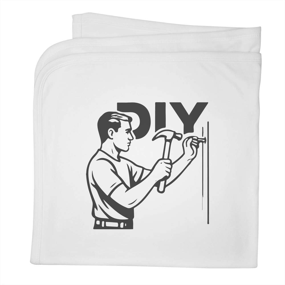 'DIY Man Home Improvement' Cotton Baby Blanket / Shawl (BY00045286)
