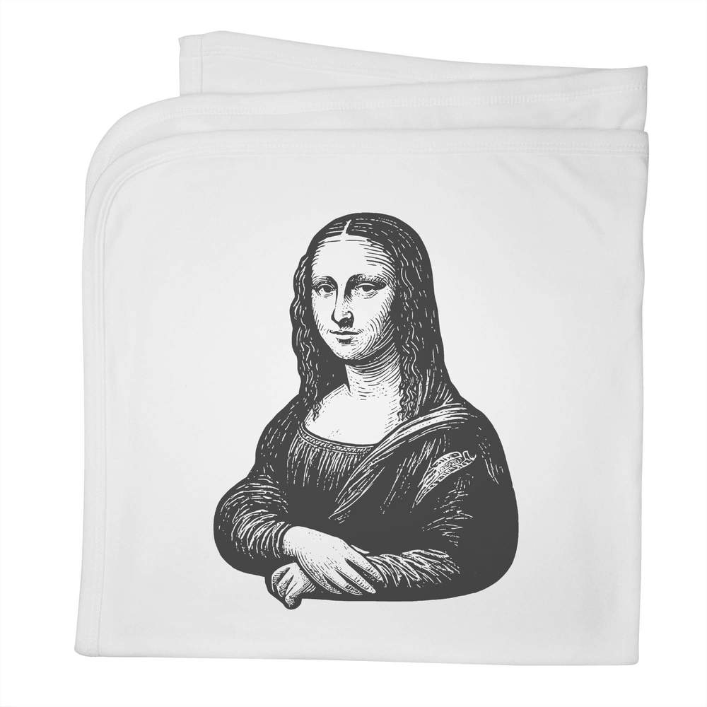 'Mona Lisa ' Cotton Baby Blanket / Shawl (BY00045646)