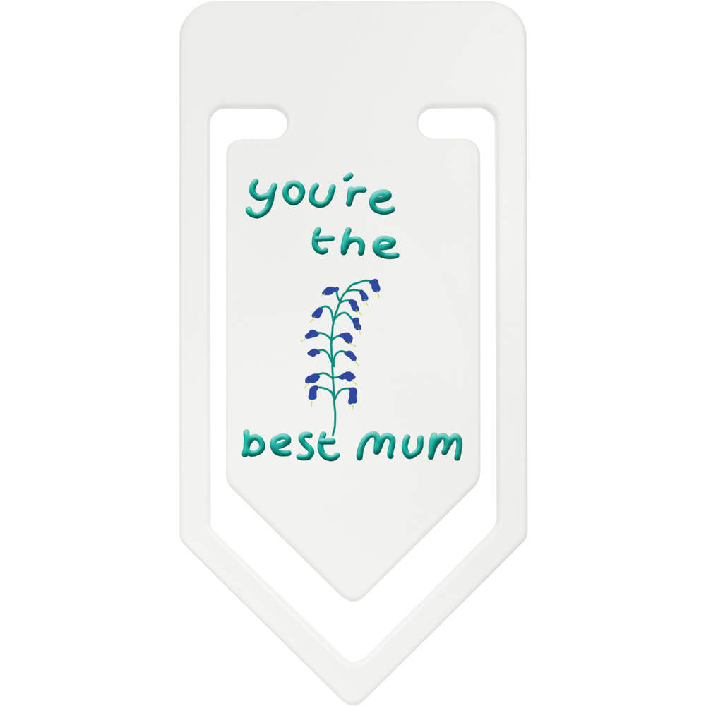 141mm 'You're The Best Mum' Giant Plastic Paper Clip (CC00082357)