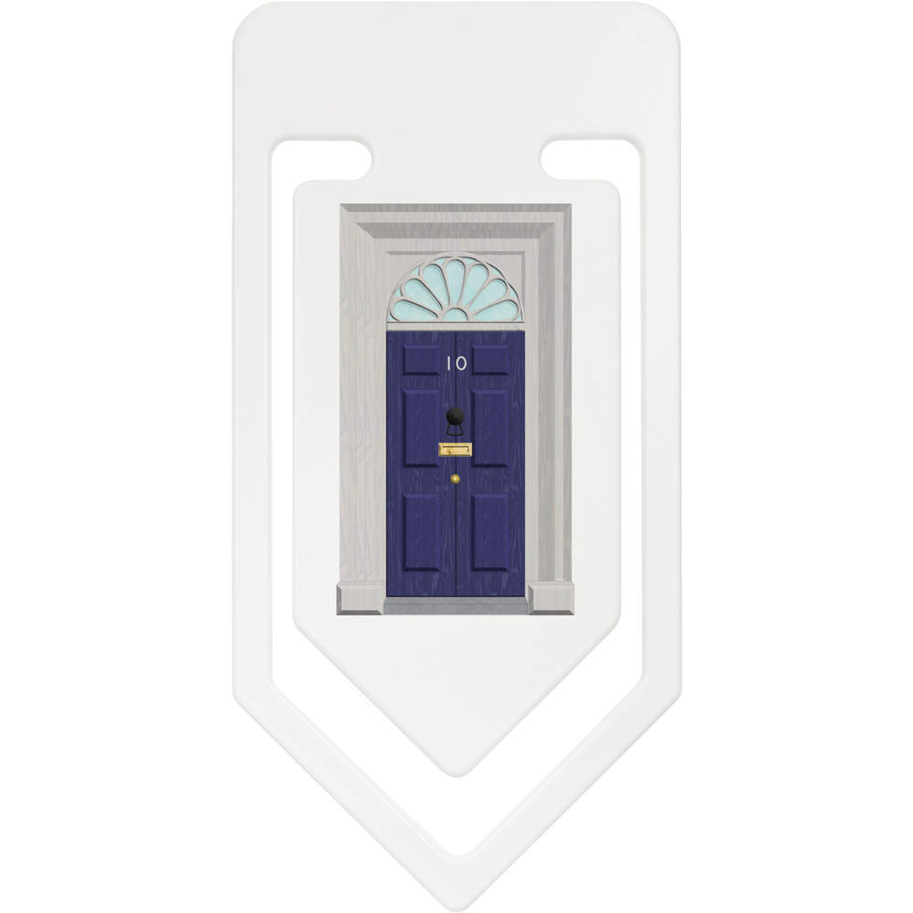 141mm 'No. 10 Downing Street Door' Giant Plastic Paper Clip (CC00085341)