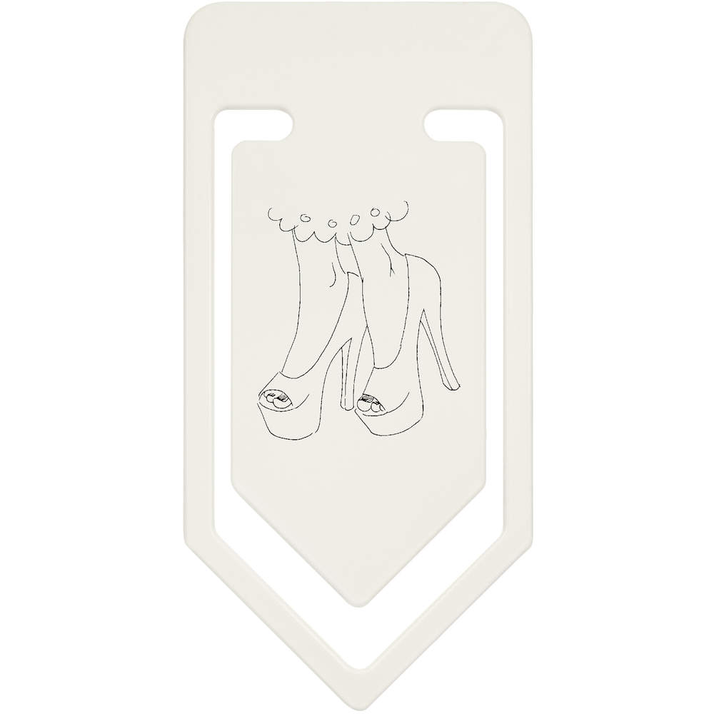 91mm 'Ladies Shoes' Large Plastic Paper Clip (CC00010595)