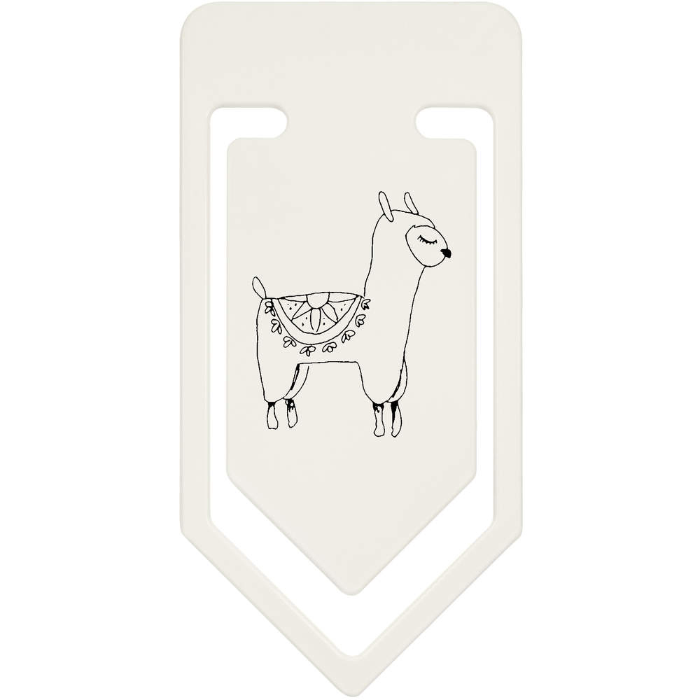 'Cute Alpaca' Plastic Paper Clips (CC018088)