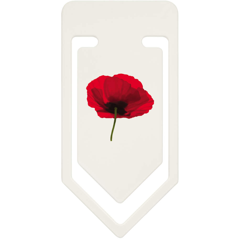 'Poppy' Plastic Paper Clips (CC021718)
