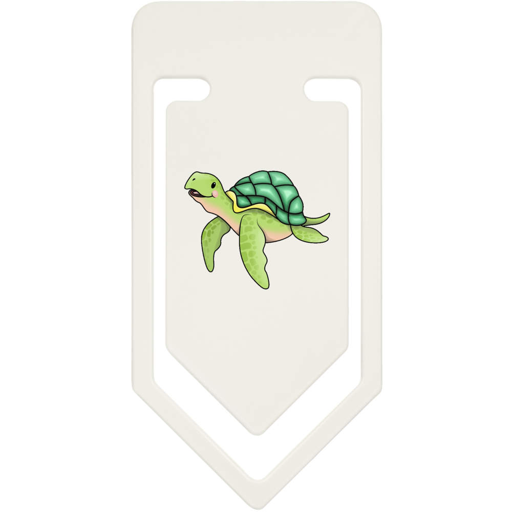 'Sea Turtle' Plastic Paper Clips (CC025089)