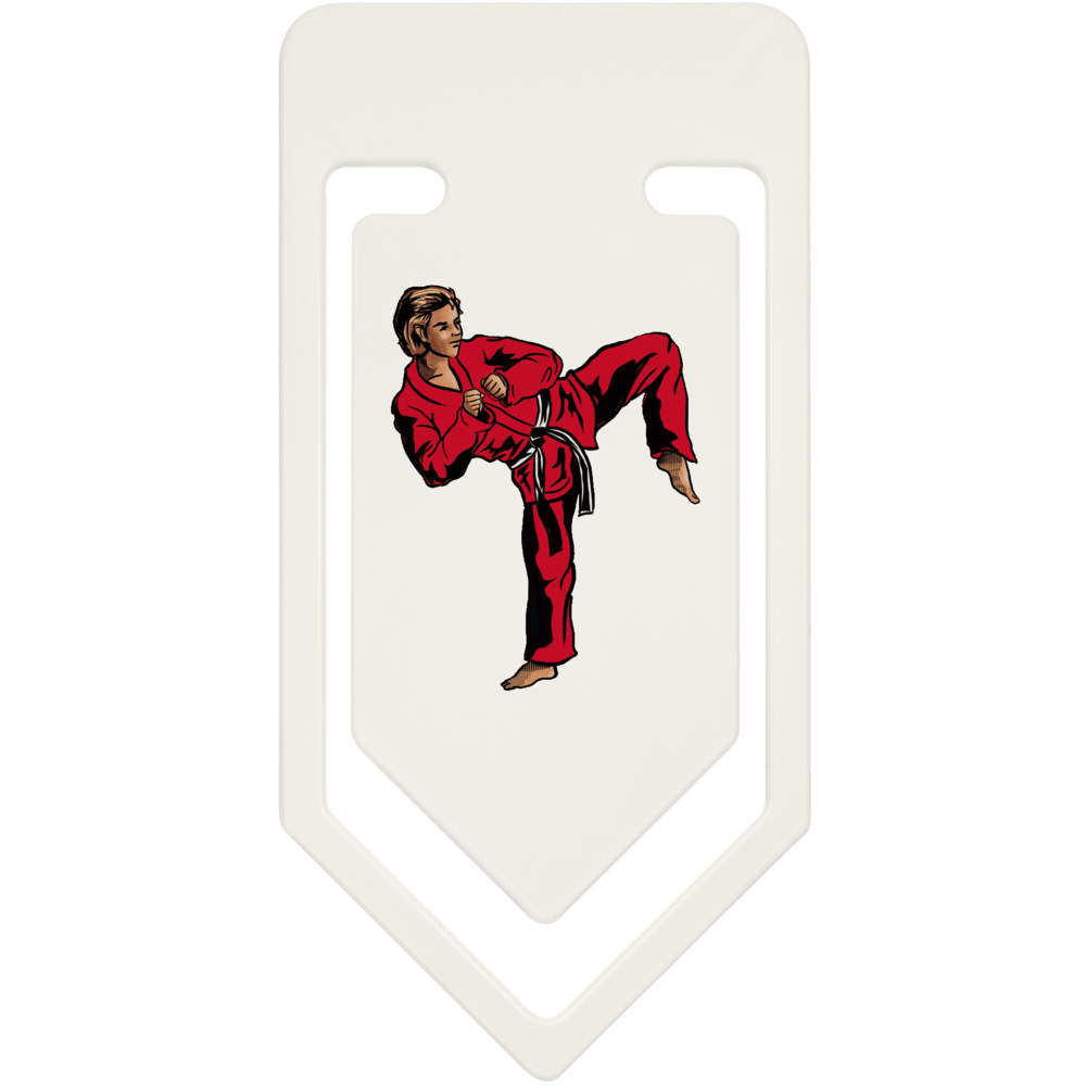 'Karate Kick' Plastic Paper Clips (CC028629)