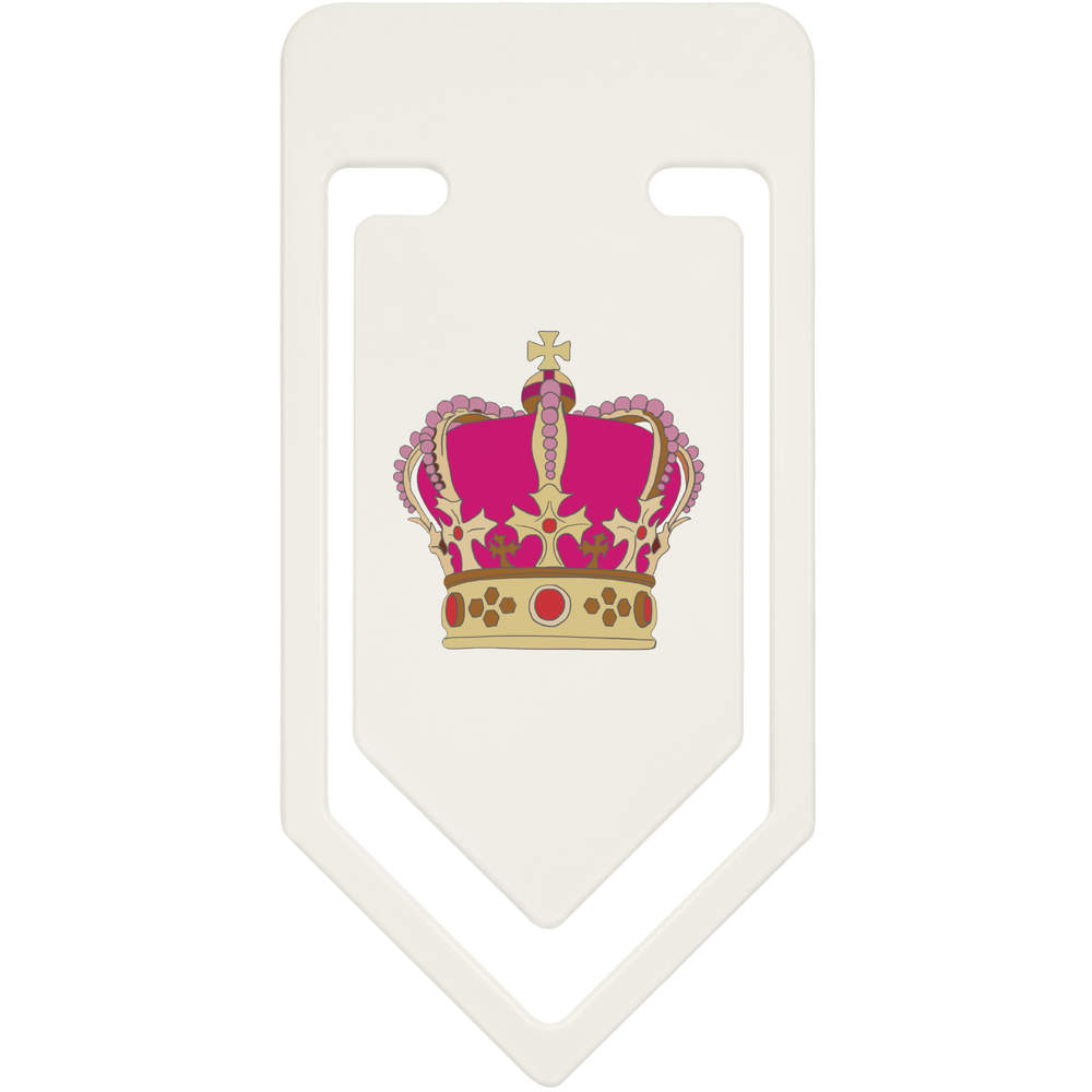 'Royal Crown' Plastic Paper Clips (CC034604)