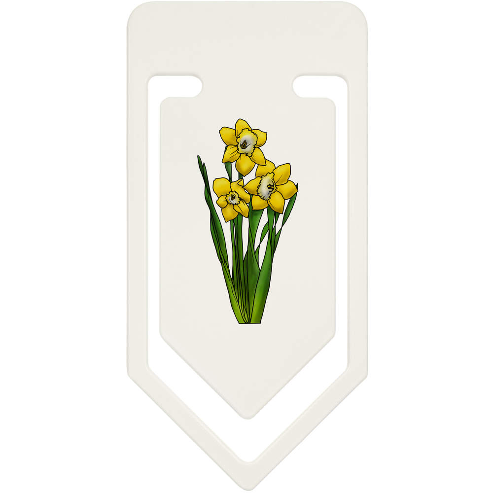 'Daffodils' Plastic Paper Clips (CC035279)