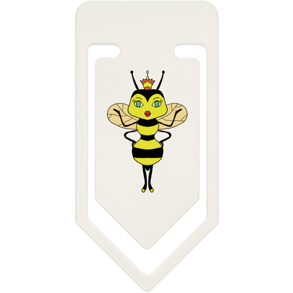 'Queen Bee' Plastic Paper Clips (CC039558)