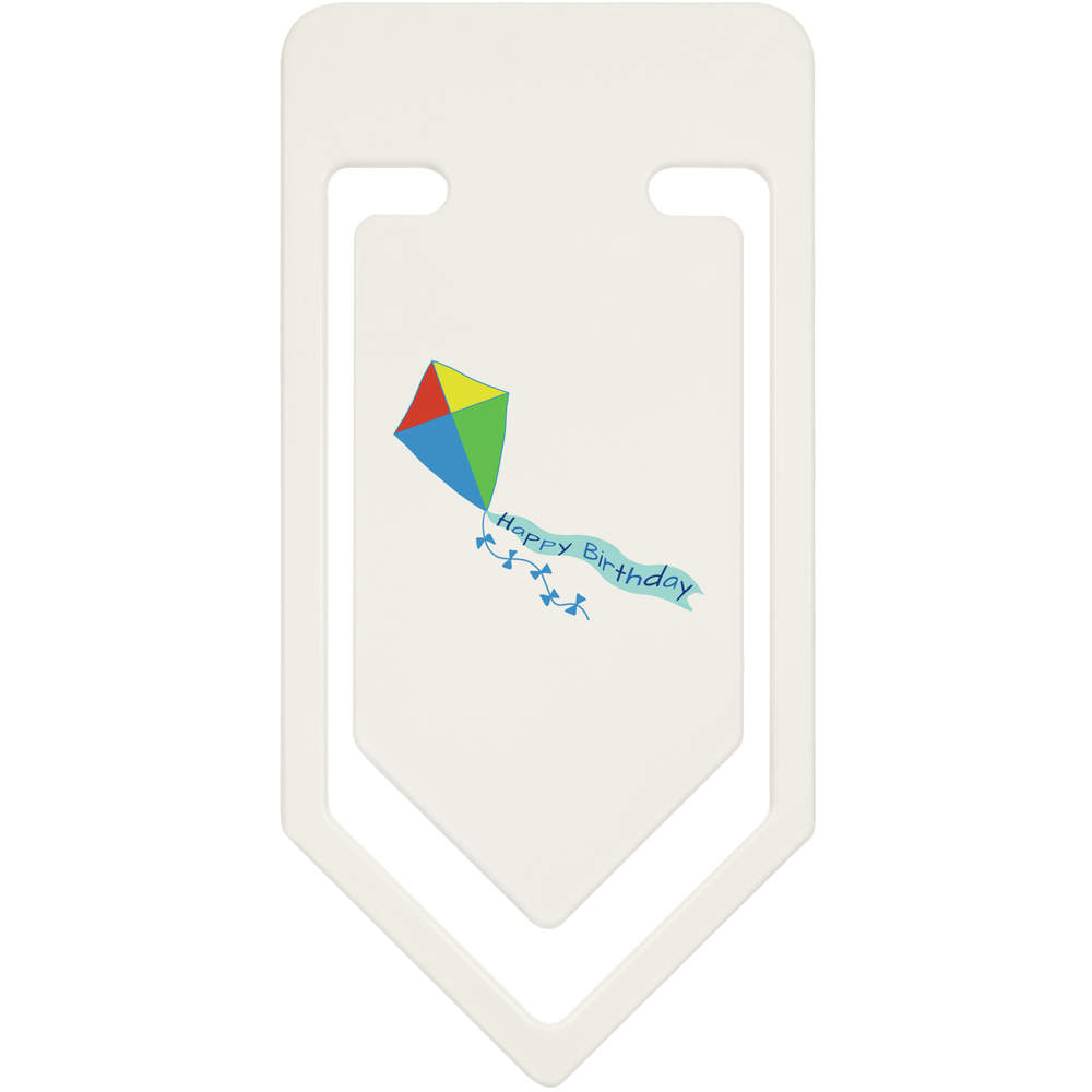 'Happy Birthday Kite' Plastic Paper Clips (CC040649)
