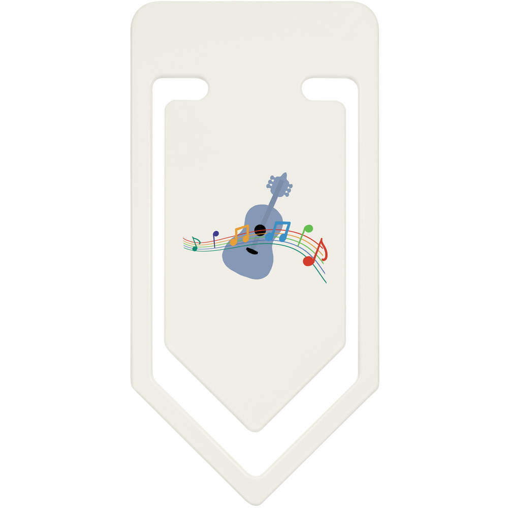 'Musical Notes with Guitar' Plastic Paper Clips (CC040739)