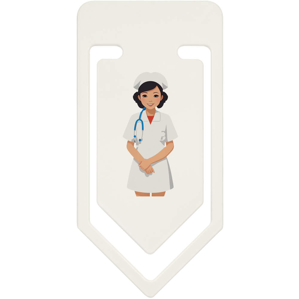 91mm 'Smiling Nurse' Large Plastic Paper Clip (CC00080256)