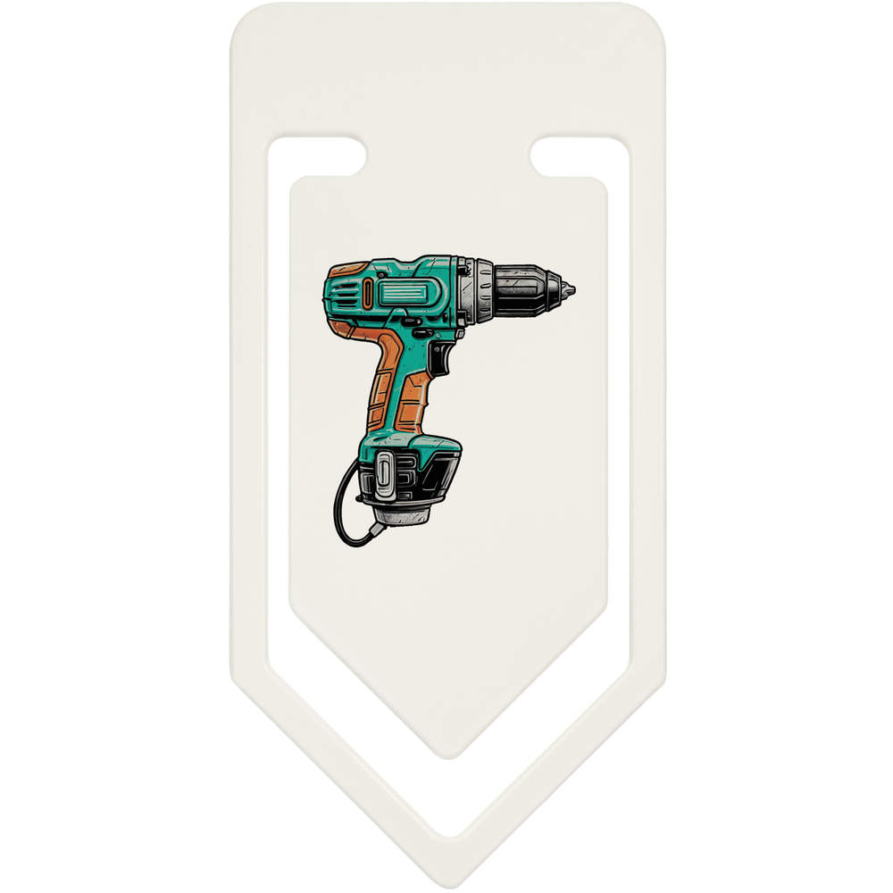 91mm 'Electric Power Drill' Large Plastic Paper Clip (CC00082394)