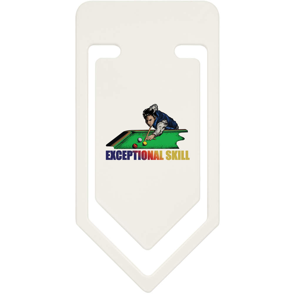 91mm 'The Billiard King' Large Plastic Paper Clip (CC00083726)