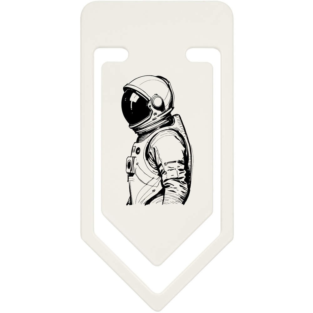 'Astronaut Spacesuit' Large Plastic Paper Clip - 91mm - Oversized Bookmark / Document Clip for School, Office and Gifts (CC00084200)