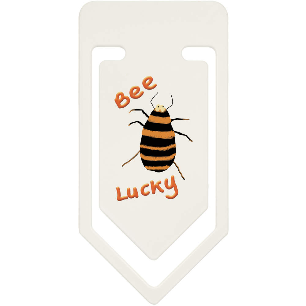 'Bee Lucky Bee' Plastic Paper Clips (CC047475)