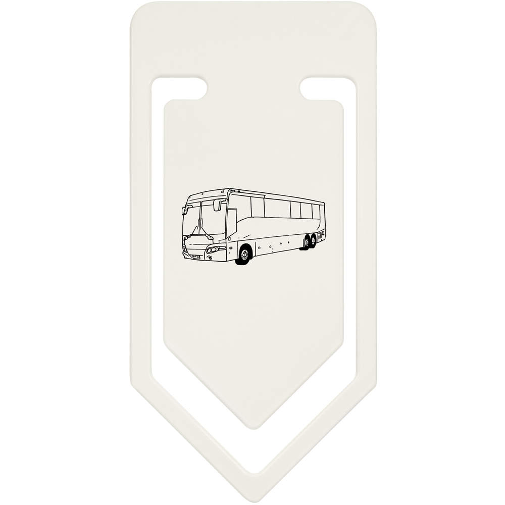 'Holiday Coach' Plastic Paper Clips (CC047850)