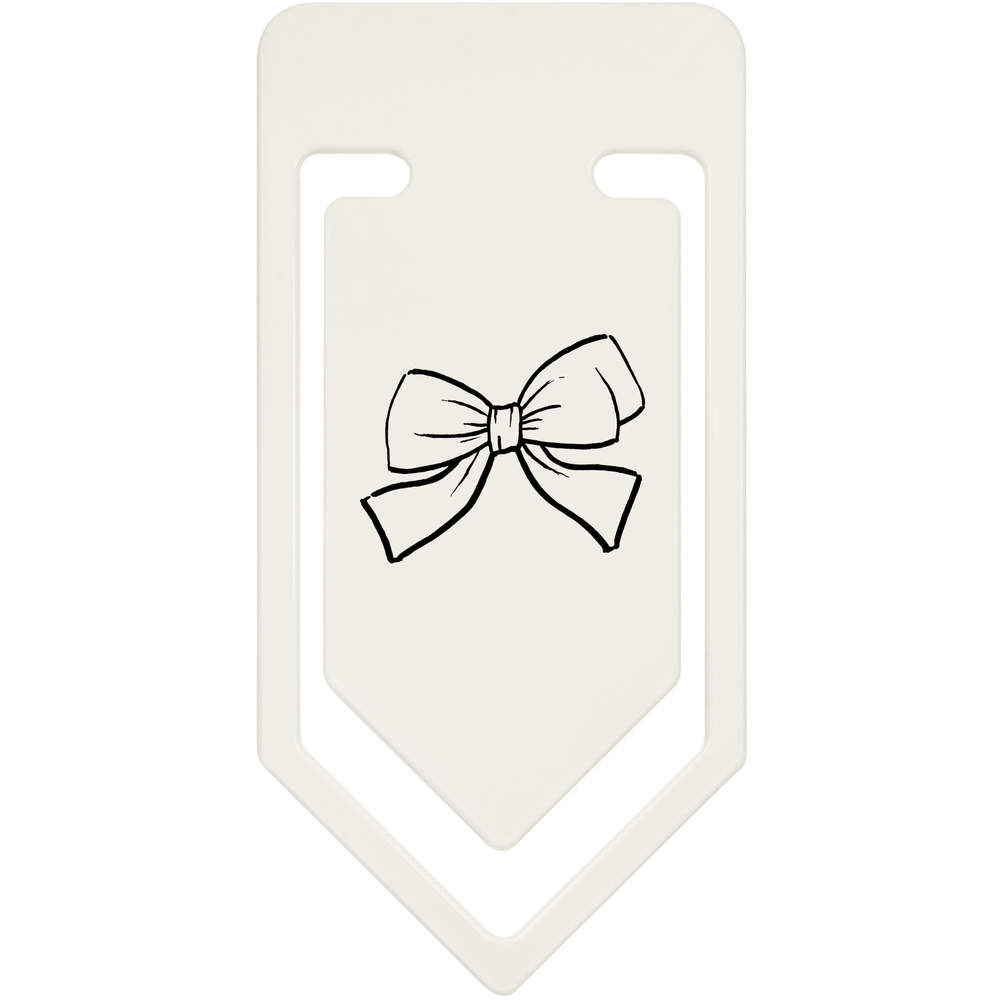 'Decorative Bow ' Plastic Paper Clips (CC048155)