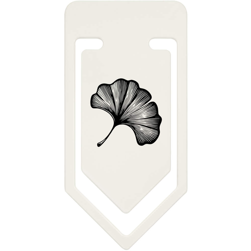 91mm 'Ginkgo Leaf' Large Plastic Paper Clip (CC00088074)