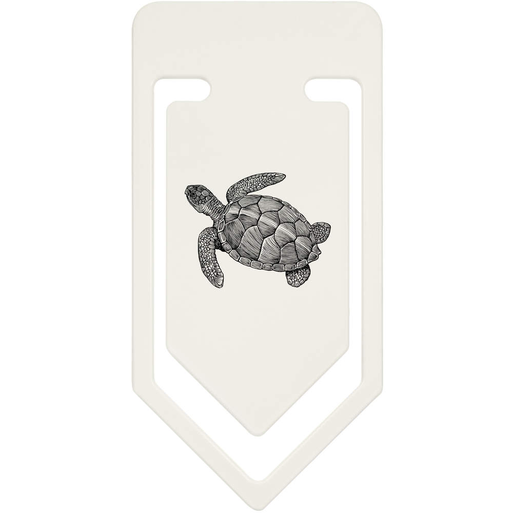 'Sea Turtle' Plastic Paper Clips (CC048374)