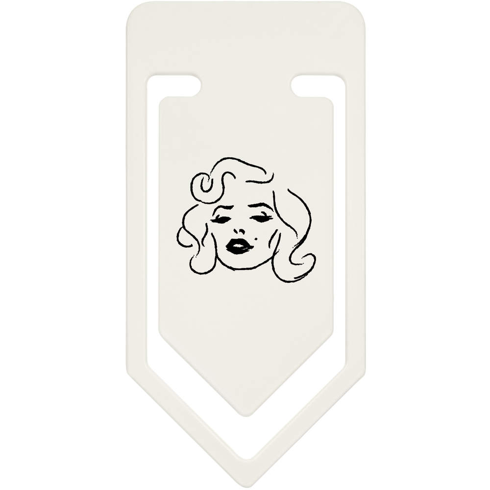 91mm 'Woman Face' Large Plastic Paper Clip (CC00091936)