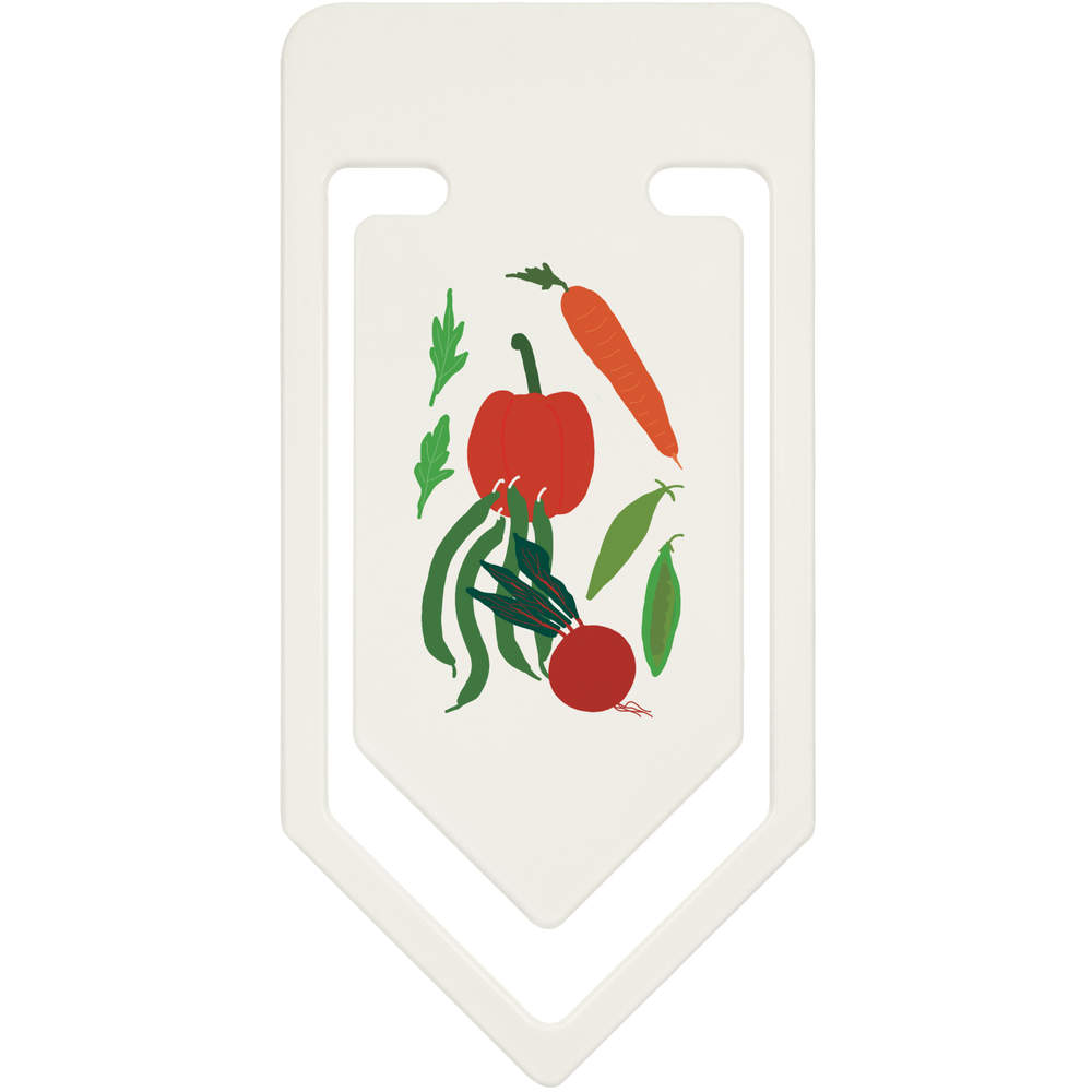 'A Colourful Array Of Salad And Vegetables ' Plastic Paper Clips (CC051511)