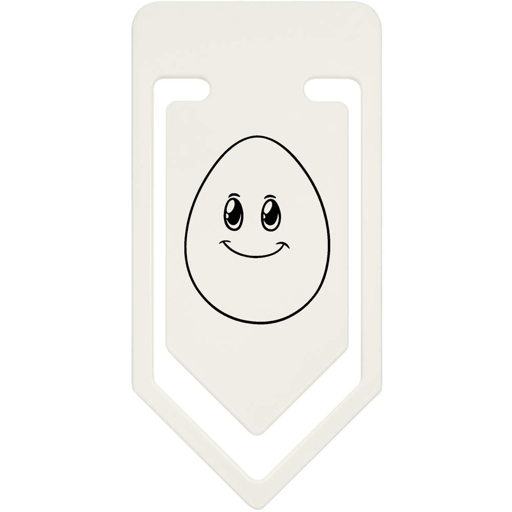 91mm 'Smiling Egg' Large Plastic Paper Clip (CC00094366)