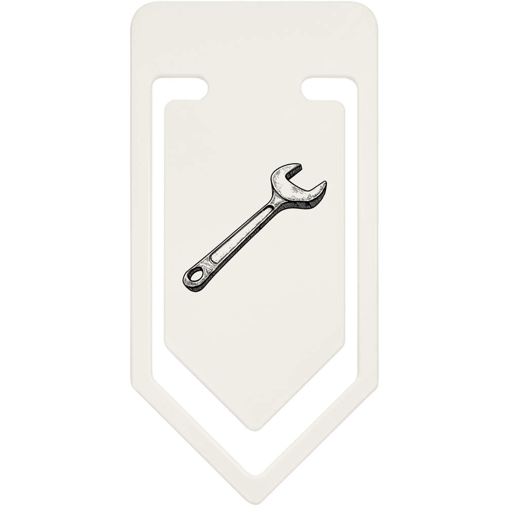 'Single Spanner' Plastic Paper Clips (CC052937)