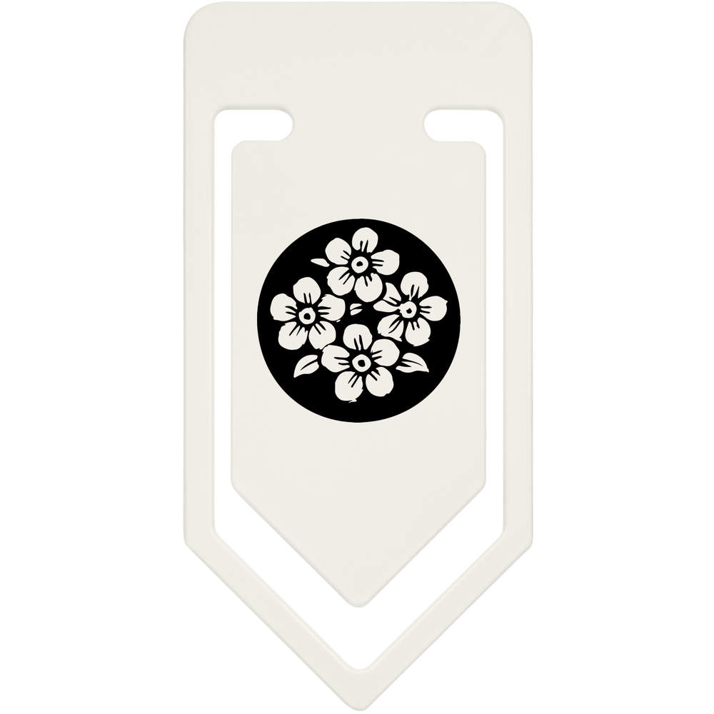 'Forget Me Not Circle' Plastic Paper Clips (CC056071)