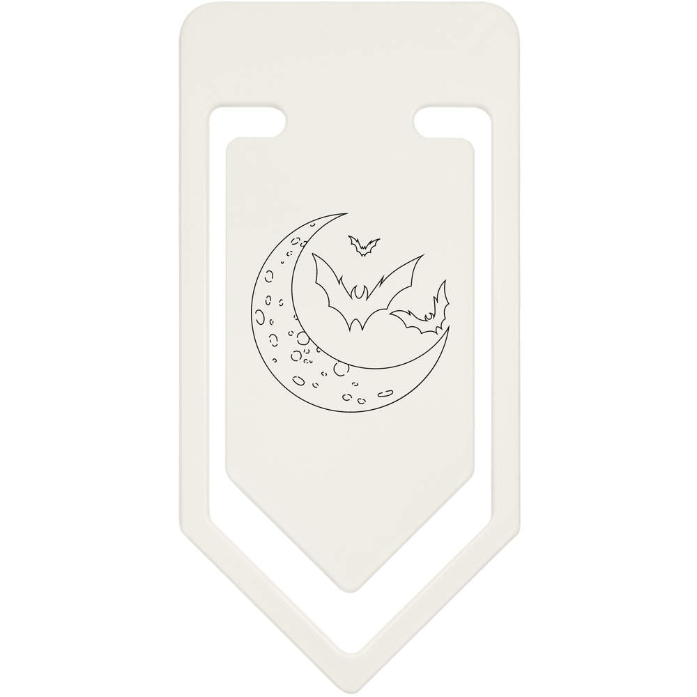 'Bats & Crescent' Plastic Paper Clips (CC056787)