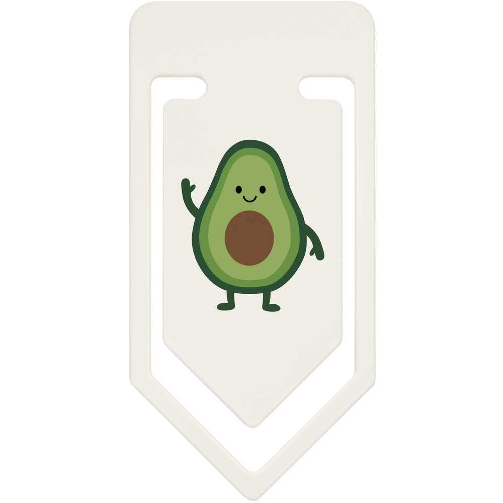 'Happy avocado' Plastic Paper Clips (CC056846)