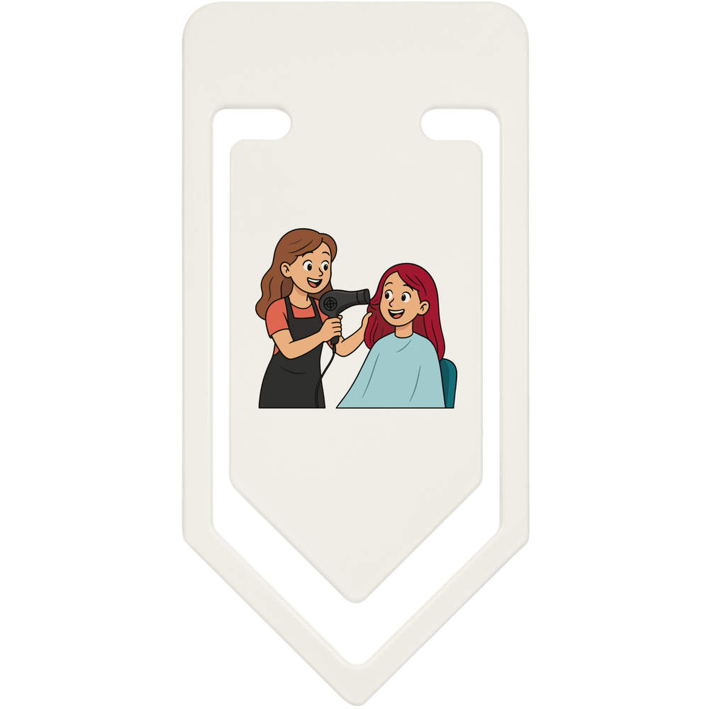 'Hair Stylist & Client' Plastic Paper Clips (CC057400)
