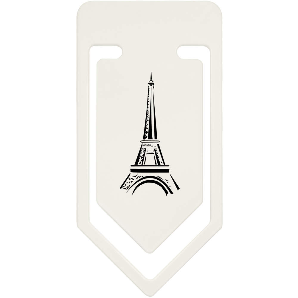'Parisian Tower Silhouette' Plastic Paper Clips (CC058012)