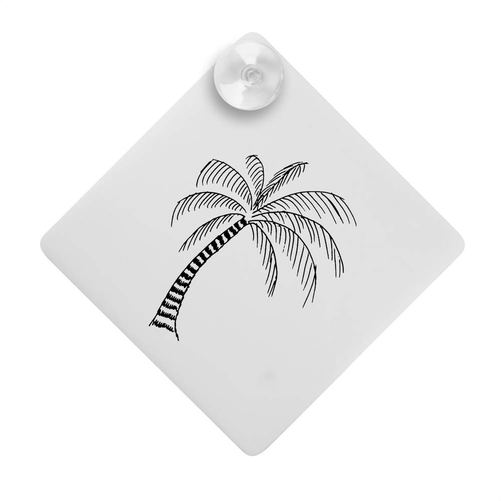 'Palm Tree' Suction Cup Car Window Sign (CG00002547)