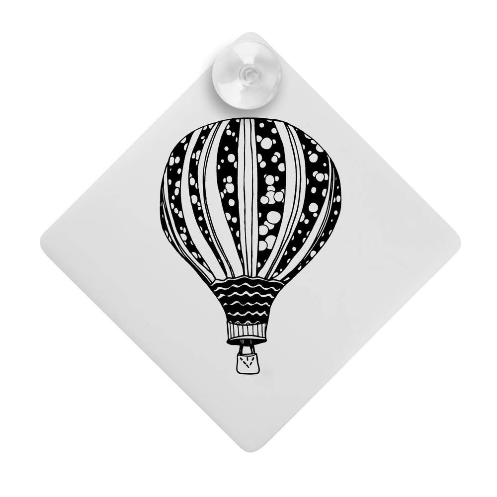 'Hot Air Balloon' Suction Cup Car Window Sign (CG00002753)