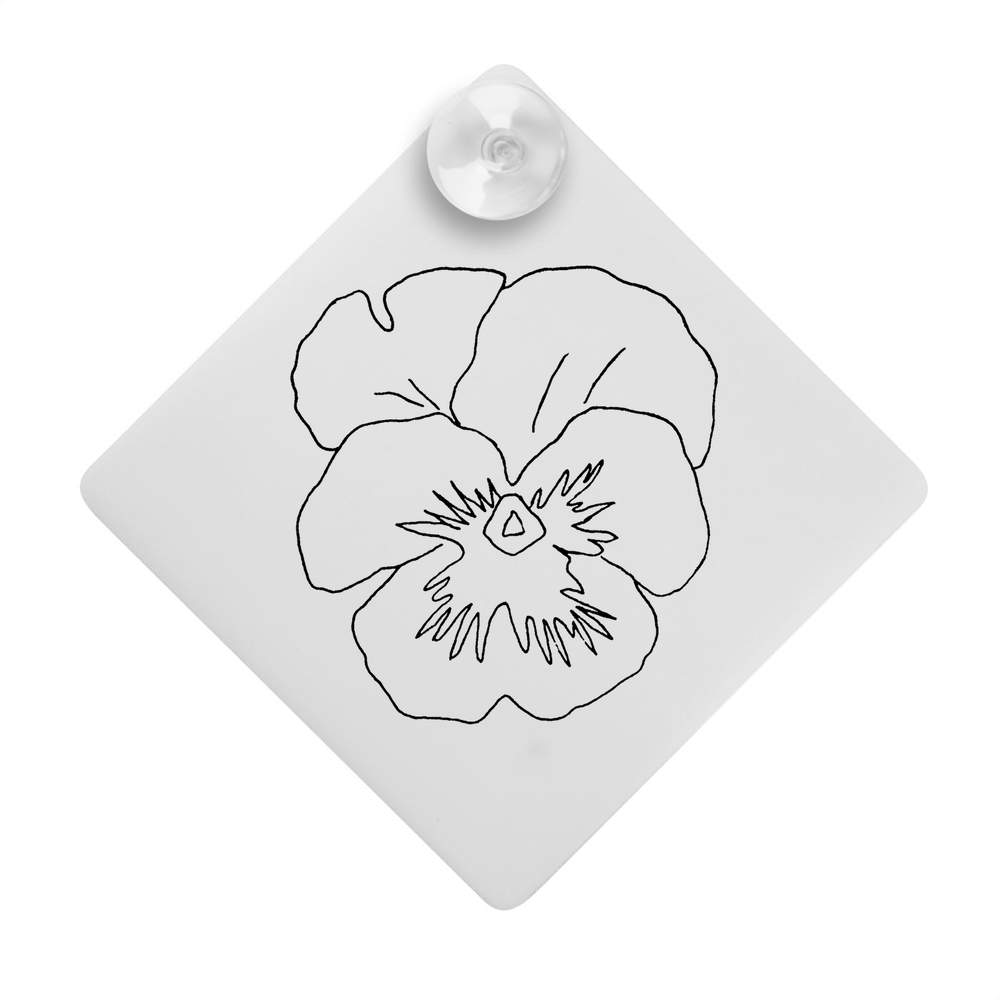 'Pansy' Suction Cup Car Window Sign (CG00005973)