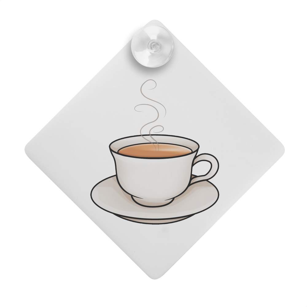 'Cup Of Tea' Suction Cup Car Window Sign (CG00006967)