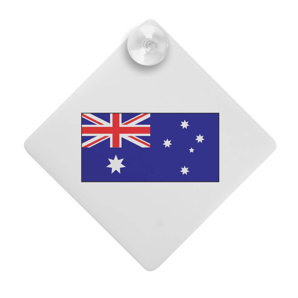 'Australian Flag' Suction Cup Car Window Sign (CG00007006)