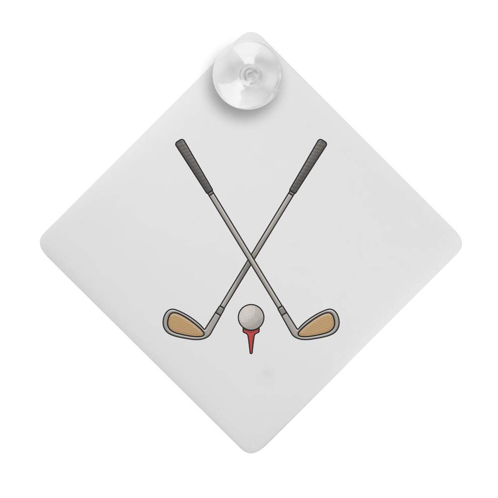 'Golf' Suction Cup Car Window Sign (CG00007448)