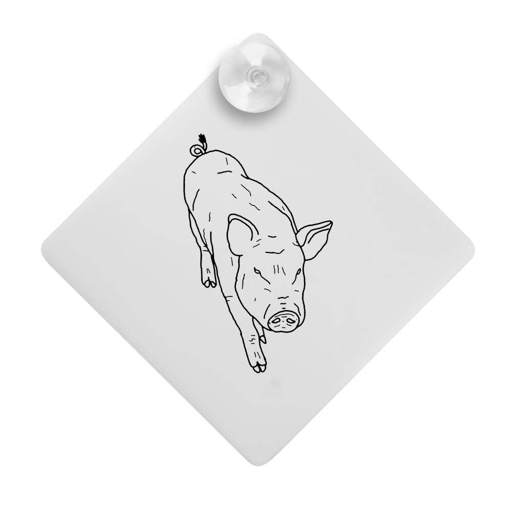 'Pig' Suction Cup Car Window Sign (CG00008237)